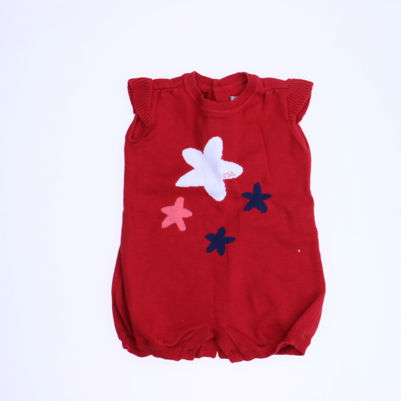 Boboli Girls Red Romper size: 6 Months - Picture 2 of 2